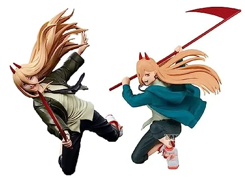 Chainsaw Man Power Vibration Stars Aerial Figure Statue Set of