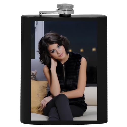 Sofia Black Delia oz Black Hip Alcohol Drinking Flask GSTP #G