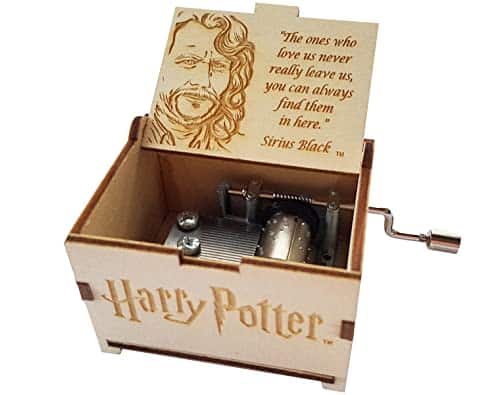 TheLaser'sEdge Harry Potter Mini Music Box with Hedwig's Theme Sirius Black Ones Quote