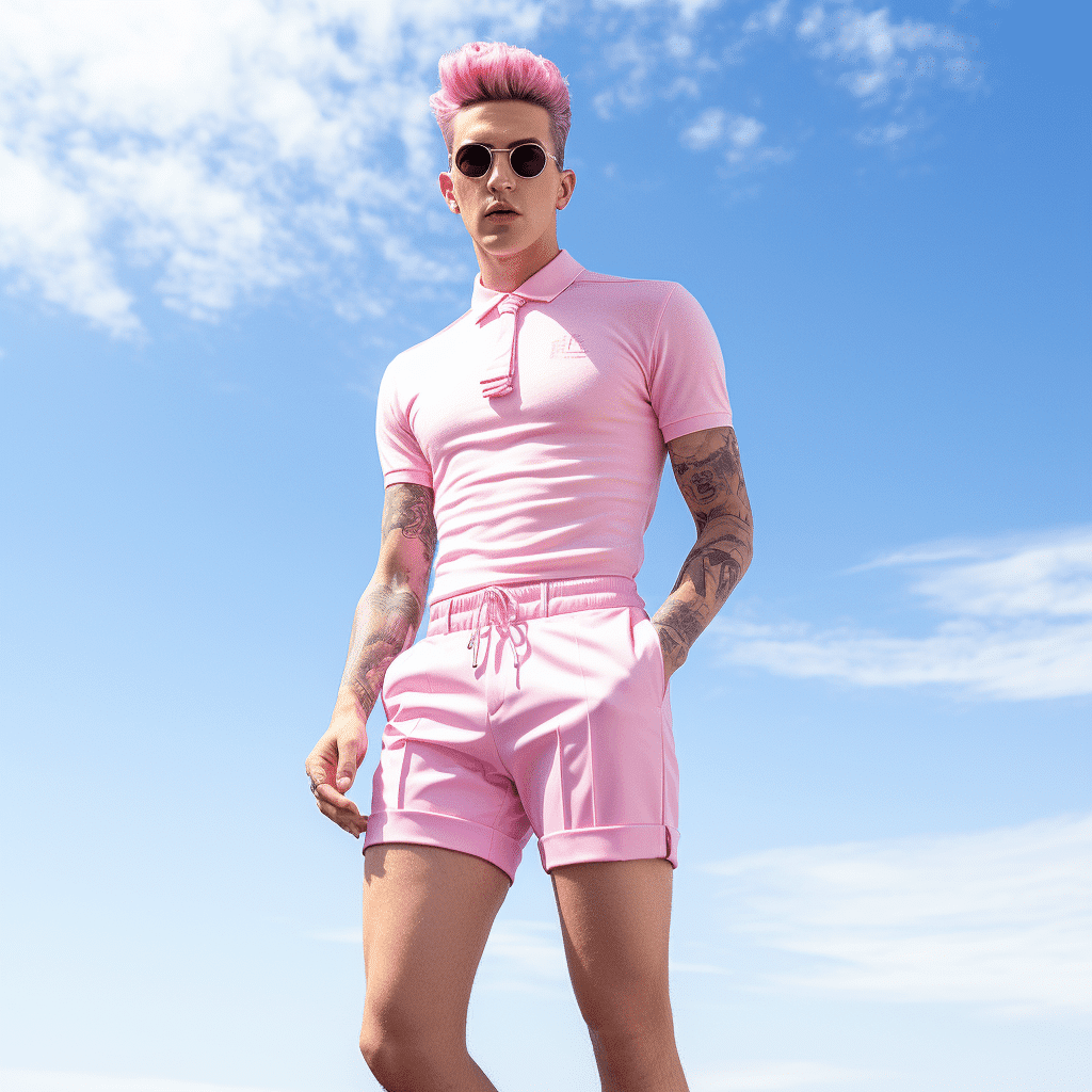 What Is James Charles in Pink Shorts