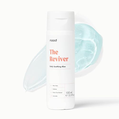 Nood The Reviver, Aloe Vera and Azulene Gel, Soothes Skin After IPL Laser Hair Removal Treatment, Lavender and Green Tea Extracts, Bottle (fl oz)